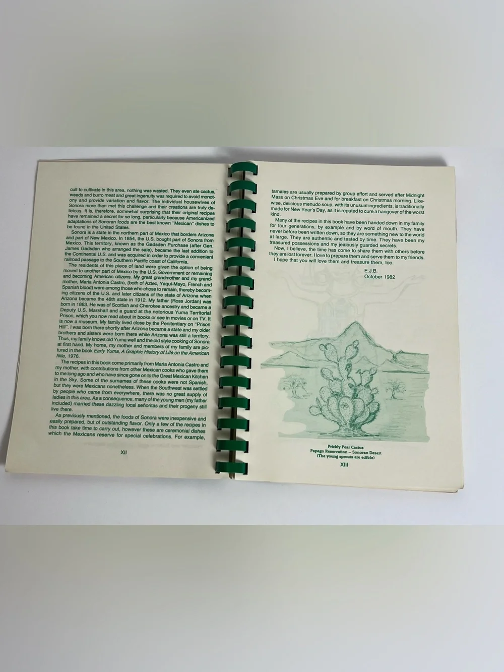 VTG 1982 Mexican Cooking From A New Orleans Kitchen Spiral Cookbook Buechner